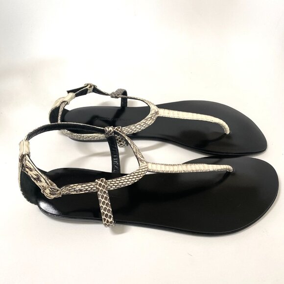 Genuine Snake Skin Leather Sandals Handmade - Picture 5 of 8